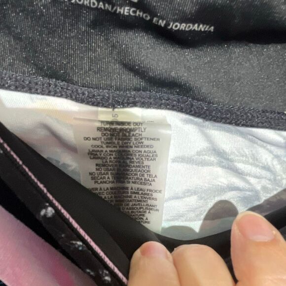 Calvin Klein Women's Multicolor Palm Tree Design High Rise Biker Shorts Large - Picture 7 of 7